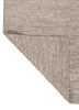 abrash beige and brown wool flat weaves Rug - Backing Shot