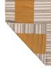 indusbar ivory wool flat weaves Rug - Backing Shot