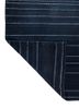 abrash blue wool flat weaves Rug - Backing Shot abrash blue wool flat weaves Rug - Backing Shot