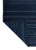 abrash blue wool flat weaves Rug - Backing Shot abrash blue wool flat weaves Rug - Backing Shot