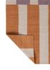 checkers ivory wool flat weaves Rug - Backing Shot checkers ivory wool flat weaves Rug - Backing Shot