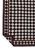 alhambra grey and black wool flat weaves Rug - Backing Shot alhambra grey and black wool flat weaves Rug - Backing Shot