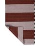 checkers red and orange wool flat weaves Rug - Backing Shot checkers red and orange wool flat weaves Rug - Backing Shot
