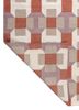 checkers beige and brown wool flat weaves Rug - Backing Shot checkers beige and brown wool flat weaves Rug - Backing Shot