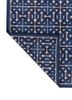 alhambra blue wool flat weaves Rug - Backing Shot alhambra blue wool flat weaves Rug - Backing Shot