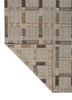 checkers blue wool flat weaves Rug - Backing Shot checkers blue wool flat weaves Rug - Backing Shot
