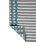 alhambra blue wool flat weaves Rug - Backing Shot alhambra blue wool flat weaves Rug - Backing Shot