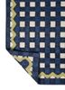 alhambra blue wool flat weaves Rug - Backing Shot alhambra blue wool flat weaves Rug - Backing Shot