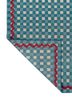 alhambra blue wool flat weaves Rug - Backing Shot alhambra blue wool flat weaves Rug - Backing Shot