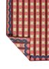 alhambra red and orange wool flat weaves Rug - Backing Shot alhambra red and orange wool flat weaves Rug - Backing Shot