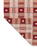 alhambra red and orange wool flat weaves Rug - Backing Shot alhambra red and orange wool flat weaves Rug - Backing Shot