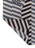 checkers grey and black wool flat weaves Rug - Backing Shot