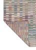 checkers ivory wool flat weaves Rug - Backing Shot