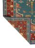 bedouin blue wool flat weaves Rug - Backing Shot bedouin blue wool flat weaves Rug - Backing Shot