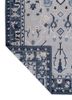bedouin blue wool flat weaves Rug - Backing Shot bedouin blue wool flat weaves Rug - Backing Shot