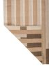 indusbar grey and black wool flat weaves Rug - Backing Shot