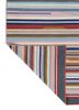 indusbar blue wool flat weaves Rug - Backing Shot