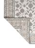 bedouin ivory wool flat weaves Rug - Backing Shot