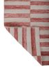 indusbar red and orange wool and viscose flat weaves Rug - Backing Shot indusbar red and orange wool and viscose flat weaves Rug - Backing Shot