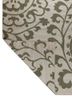 indusbar green wool and viscose flat weaves Rug - Backing Shot