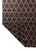 indusbar beige and brown polyester flat weaves Rug - Backing Shot indusbar beige and brown polyester flat weaves Rug - Backing Shot
