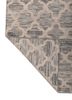 indusbar blue wool and viscose flat weaves Rug - Backing Shot indusbar blue wool and viscose flat weaves Rug - Backing Shot