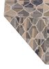 indusbar beige and brown wool and viscose flat weaves Rug - Backing Shot indusbar beige and brown wool and viscose flat weaves Rug - Backing Shot