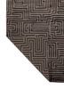 blythe beige and brown acrylic hand knotted Rug - Backing Shot