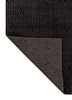 verve grey and black acrylic hand knotted Rug - Backing Shot