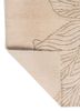 azalea ivory bamboo silk and zari hand knotted Rug - Backing Shot azalea ivory bamboo silk and zari hand knotted Rug - Backing Shot