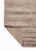 azalea beige and brown wool and bamboo silk hand knotted Rug - Backing Shot