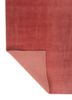 sthir red and orange wool hand knotted Rug - Backing Shot