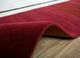 sthir red and orange wool hand knotted Rug - Backing Shot