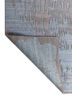 aprezo grey and black nylon hand knotted Rug - Backing Shot