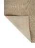 azalea beige and brown wool and zari hand knotted Rug - Backing Shot