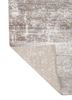 entropy ivory bamboo silk hand knotted Rug - Backing Shot