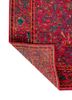 gulmarg red and orange silk hand knotted Rug - Backing Shot gulmarg red and orange silk hand knotted Rug - Backing Shot