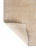 entropy ivory wool and bamboo silk hand knotted Rug - Backing Shot