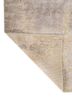 entropy ivory wool and bamboo silk hand knotted Rug - Backing Shot
