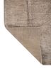 entropy beige and brown wool and bamboo silk hand knotted Rug - Backing Shot