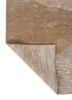 whispers of the desert beige and brown wool and bamboo silk hand knotted Rug - Backing Shot