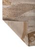 whispers of the desert ivory wool and bamboo silk hand knotted Rug - Backing Shot
