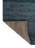 blythe blue wool hand knotted Rug - Backing Shot blythe blue wool hand knotted Rug - Backing Shot