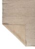 aprezo green wool hand knotted Rug - Backing Shot