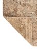 entropy beige and brown wool hand knotted Rug - Backing Shot