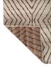 zuri ivory wool hand knotted Rug - Backing Shot zuri ivory wool hand knotted Rug - Backing Shot