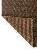 zuri beige and brown wool hand knotted Rug - Backing Shot zuri beige and brown wool hand knotted Rug - Backing Shot