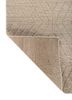 zuri ivory wool hand knotted Rug - Backing Shot zuri ivory wool hand knotted Rug - Backing Shot