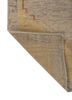 thyme gold wool hand knotted Rug - Backing Shot