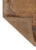 thyme red and orange wool hand knotted Rug - Backing Shot thyme red and orange wool hand knotted Rug - Backing Shot
